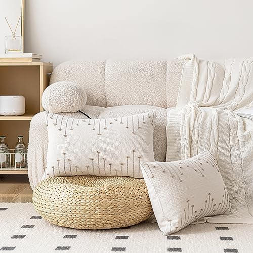 LILEPOY Boho Throw Pillow Covers 12x20 Farmhouse Lumbar Couch Pillow case - Image 5
