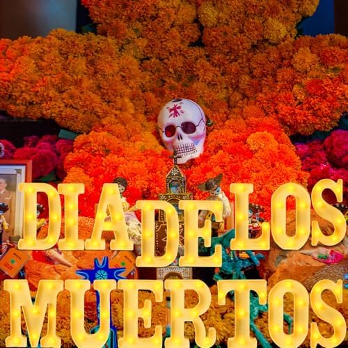 Aurelema 15 Pcs Day of the Dead Decorations, LED Letter Lights Signs - Image 6