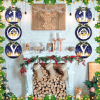 Blosssound 3 Pcs Lighted Christmas Front Door Decor, Jesus Nativity Scene - Image 4