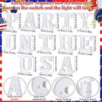 Honoson 13 Pcs 4th of July Party in the USA Lights Signs Decorations 250th - Image 2