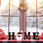 Interchangeable Home Table Signs with 11Pcs Seasonal Icons, Wooden "HOME" Letter Signs Interchangeable Holiday Decorative Table Shelf Centerpiece for Holiday Room Decoration - Image 6