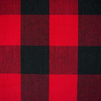 DII Red & Black Christmas Tablecloth, 70 Inch Round, Buffalo Check Plaid - Image 2