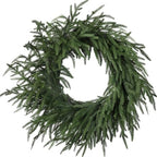 Artgar 24 Inch Christmas Pine Wreath - Christmas Wreaths for Front Door by ArtgarArtificialPlantDecorations