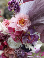 Lisuun Artificial Wedding Arch Flowers, 2 Large Floral Swags - Image 5