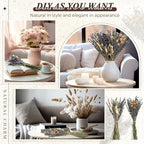 Layhit 4 Pack Large Size Boho Dried Flowers 15-17 Inch, Lavender - Image 5