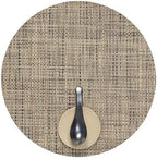 Chilewich Basketweave Placemats, Woven Round Placemats Set of 4 by Chilewich