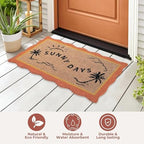 Folkulture Summer Door Mat, Front Door Mat for Outside Entrance - 16" x 28" - Image 3