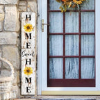 Welcome Porch Sign, Wooden, 47.2", Outdoor Front Door, Spring Summer - Image 5