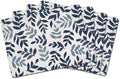 CounterArt Blue Leaf Floral Boxed Set of 4 Premium Hardboard Placemats by Thirstystone