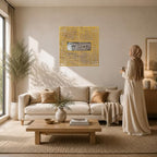 iwa concept 4 Quls Kufic Wooden Islamic Wall Art Set - Image 3