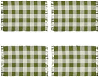 Park Designs Sage Buffalo Check Placemat Set of 4 - Image 5