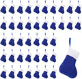 Seematn 100 Pcs Mini Christmas Stockings Bulk, Blue, White by Seematn