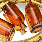 20 Pack Amber Glass Bud Vases for Centerpieces Small Mini Flower Vases - Image 5