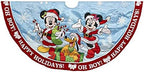 Kurt Adler DN7166 48" Mickey & Minnie Print Satin Treeskirt,Multicolor by KurtSAdler