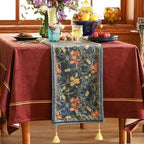 Patdrea Designer Vintage French Velvet Table Runner,12"X102"-Herbert C - Image 2
