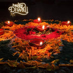 Happy Diwali Neon Sign Lotus Flower LED Signs for Bedroom Deepavali Decor - Image 7