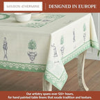 Maison d' Hermine Table Cloth Square Table Reusable 100% Cotton 54"x54" - Image 2