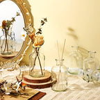Lallisa 80 Pcs 4.9 Inches Small Glass Bud Vases Bulk Mini, Clear - Image 3