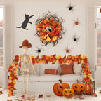 RECUTMS 6 Pcs Fall Maple Leaves Garland for Table Centerpieces Decorations - Image 6