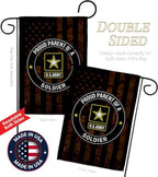 Proud Parent Army Eagle Flag Pole Kit for Outside House Armed Forces Official Military Memorabilia Home Door Poster Cemetery Decorations Veteran Garden Remembrance Memorial Day Gifts Made in USA - Image 3
