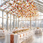 6 Pcs 35.4ft Fall Artificial Leaf Garlands with Hooks, Autumn Hanging Leaf Vines for Wedding Arch Table Thanksgiving Home Decor - Image 5