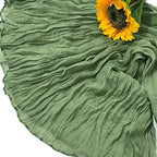 20Pack Sage Green Cheese Cloth Table Runner 20x120inch Gauze Table Runners - Image 6