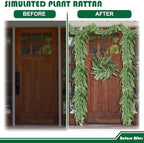 Fake Hanging Plants 4Pc-20 Artificial Ivy Vines, UV Resistant Greenery Ivy Leaves Garland with Flowers for Wedding Outdoor Decoration Home Indoor Wall Décor - Image 2