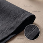 Urban Villa Cloth Napkins Cotton 20x20 (Set of 12) Black/White - Image 5