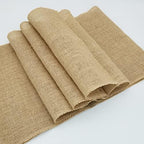 10 Pack Natural Burlap Table Runners,12 x 72 Inch Rustic Jute Table Runner and Placemats Bulk for Western Wedding Table Decorations,Farmhouse Style Party,Holiday,Kitchen Table Decor - Image 6