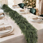 4PCS 9FT Christmas Cedar Garland Realistic Thick Soft Christmas Decorations - Image 3