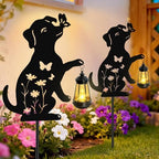 ANGMLN Dog Outdoor Solar Lantern Waterproof, Hanging Lights Lawn Ornaments by ANGMLN