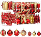 SHareconn 106 PCS Christmas Ball Ornaments for Christmas Tree Decorations by SHareconn