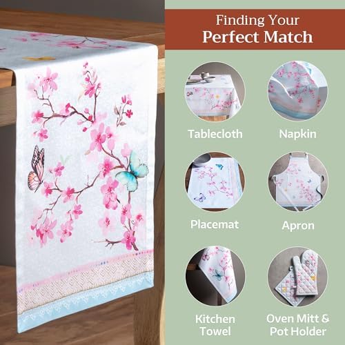 Maison d' Hermine Table Runner 100% Cotton 14.50" x 108" (Single Layer) - Image 5