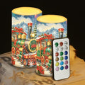 Christmas Decor Flickering Flameless Candles with Remote Timer by WelcometoLuarisgur