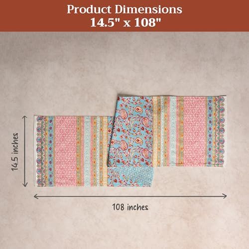Maison d' Hermine Table Runner 100% Combed Cotton 14.5"x108" (Double Layer) - Image 5