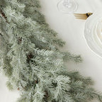 MIZII Christmas Garlands 6 Feet Artificial Pine Garland with Pinecone Real Touch Pines Vine Greenery Garland Christmas Decorations for Xmas Fireplace Mantle Home Decor Indoor Outdoor (White Pine) - Image 6