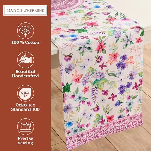 Maison d' Hermine Table Runner 100% Cotton 14.50" x 108" (Double Layer) - Image 2