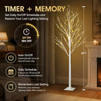 6FT Smart LED Birch Tree, App Control RGB Color Changing Light, Music Sync - Image 3