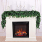 Hananona 6 FT Christmas Garland, 2 Pcs Real Touch Cedar Garlands - Image 2