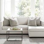 MIULEE Soft Decorative Chenille Pillow Covers Light Gray 20x20 Pack of 4 - Image 4