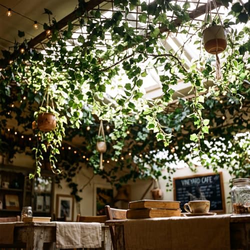 Tigeen 4 Pcs Jungle Party Decor Artificial Ivy Garland Vines and Twigs - Image 4