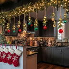 10 Set 16'' Lighted Christmas Ball Ornaments Window Hanging Decorations - Image 3