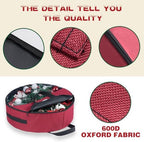 Christmas Wreath Storage Bag 30in Christmas Decoration Storage Box - Image 5