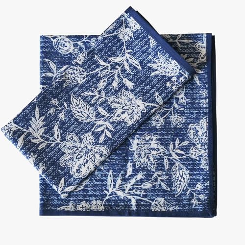 FINGERCRAFT Cloth Napkins Set of 12 Cotton Linen, 20x20 Inch, Marlo Thomas - Image 2