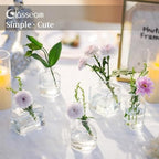 Glasseam Mini Bud Vase in Bulk 40: Clear Small Flower Vase for Centerpieces - Image 6