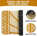 Boho Kitchen Mat Set of 2,Modern Farmhouse Sun Kitchen Rugs and Mats Non Skid Washable,Bohemia Runner Rugs with Rubber Backing for Kitchen Decor Accessories (17"x47"+17"x30") - Image 7