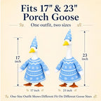 12 Pack Porch Goose Outfits, Seasonal Clothes for 23 Inch Goose Statue - Image 5