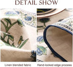Patdrea Designer Elegant French Linen Table Runner,12"X102"-Ivar B - Image 5