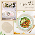Geosar Disposable Paper Placemat Cotton Woven Look 13'' - Image 6