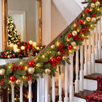 Thiccywoov 6 ft Pre-lit Christmas Garland with Light for Mantle, Xmas Decor - Image 3